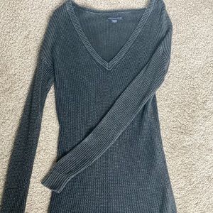 American Eagle V Neck Knit Sweater